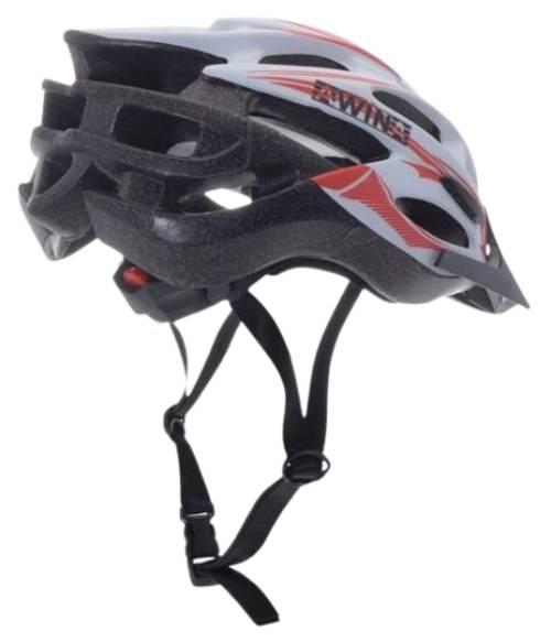 Kask Rowerowy Awina By Moon Mtb L Biało/Czerwony - zdjęcie 2
