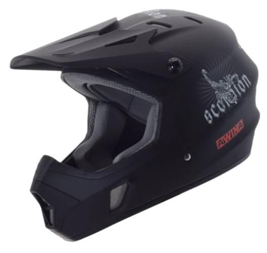 Kask Rowerowy Awina By Moon Bmx M Czarny Mat