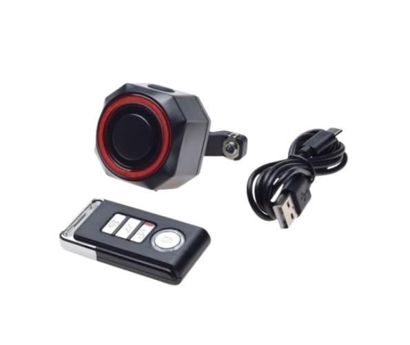 Lampa Rowerowa Tył Z Alarmem | AWR1337