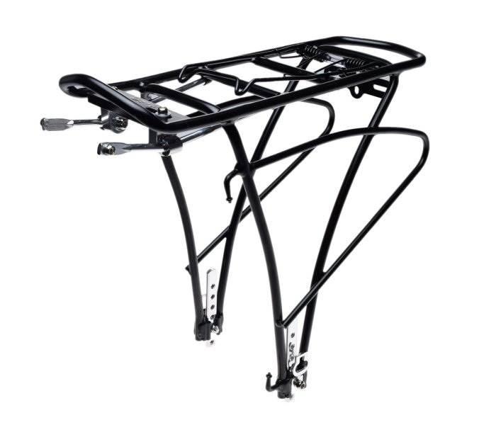 Bagażnik Tył Aluminiowy Do Sakw Rowerowy Czarny