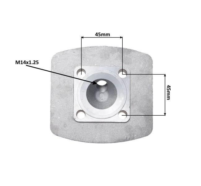 Głowica Cylindra Silnik Rowerowy 80 Cc 2T - zdjęcie 2