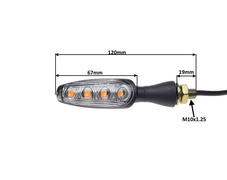 Kierunkowskaz Tył Do Benelli Trk 502X Kpl - zdjęcie 2