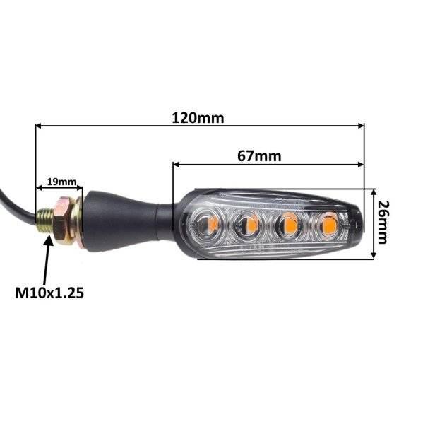 Kierunkowskaz Przód Do Benelli Trk 502X Kpl - zdjęcie 2