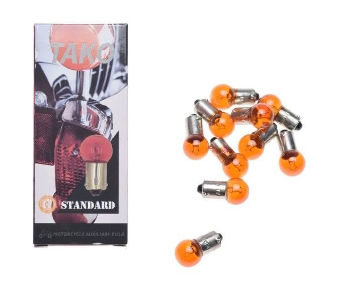 Żarówka 12V 10W G14 Ba9S Żółta Opk 10 Szt Bez Eec