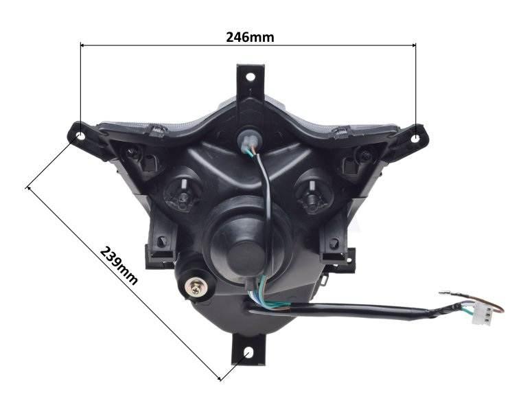 Lampa Przód Do Junak 126 Nowy Model | J1262401B - zdjęcie 3