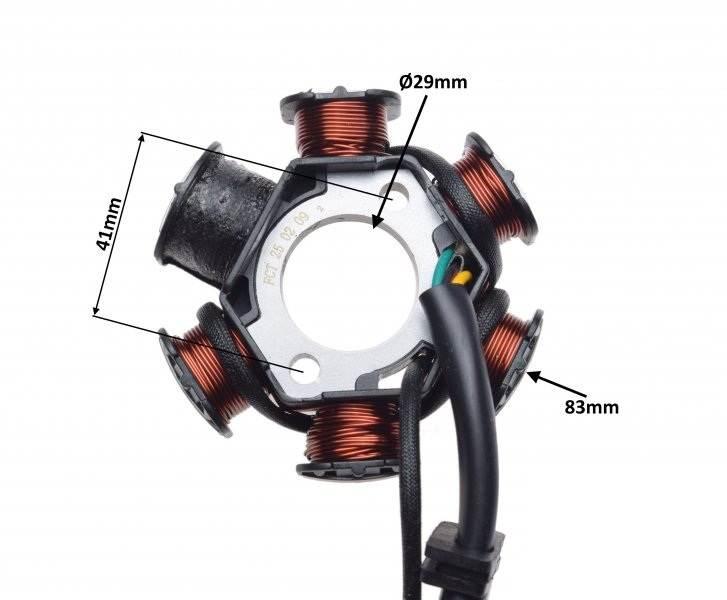 Stator Iskrownik Do Pitbike Ycf50 | PTBY2001 - zdjęcie 2