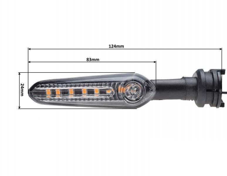 Kierunkowskaz Przód Do Yamaha Mt03 Mt25 Kpl - zdjęcie 2