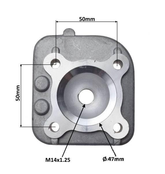 Cylinder 70 Cc 2T Tłok Z Okienkami Sworzeń 12 - zdjęcie 2
