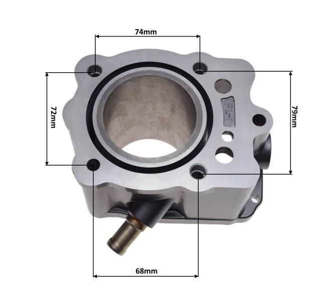 Cylinder Do Atv200 Loncin 4T Woda 63,00 Bez Tłoka - zdjęcie 2