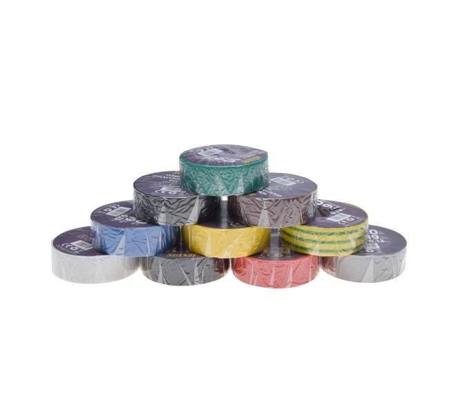 Taśma Izolacyjna Lexton Multikolor 19Mm 10M 10 Szt