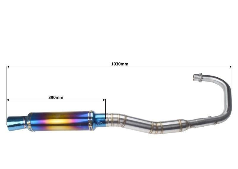 Tłumik Do Romet Zetka 125 Ccm Tuning - zdjęcie 2