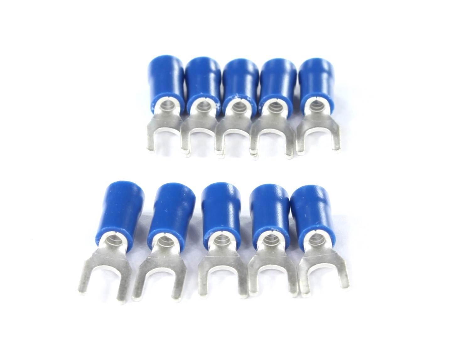 Konektor końcówka widełkowa m4 izolowana 4.3mm 1.5-2.5mm kpl 10szt