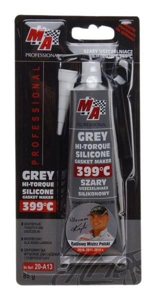 Uszczelniacz silikonowy szary 85g | WD20A13