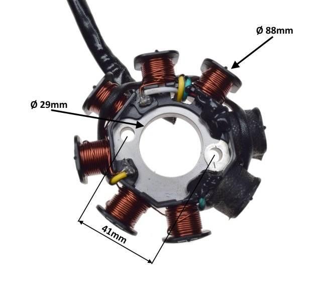 Stator Iskrownik 8 Cewek Gy6 - zdjęcie 2