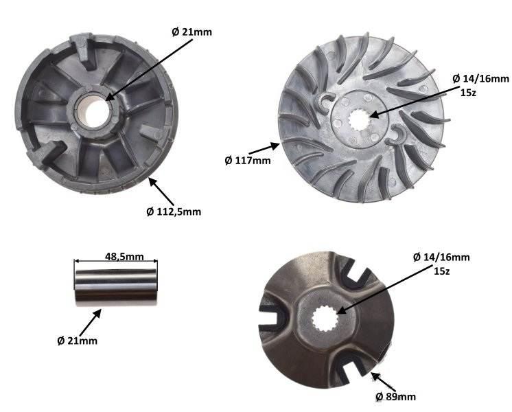 Wariator Do Yamaha Bws 125-Q - zdjęcie 2