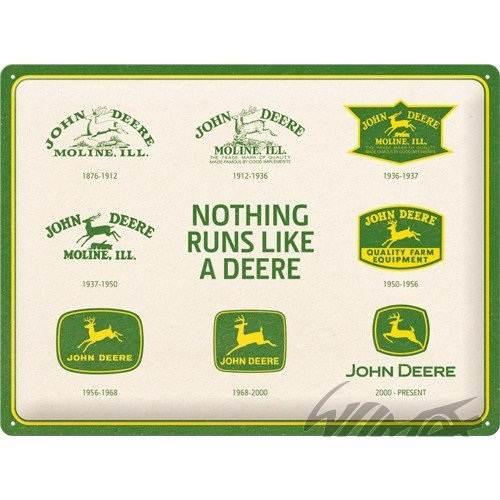 Plakat 30X40 John Deere 150 Years Logo Evo 23383