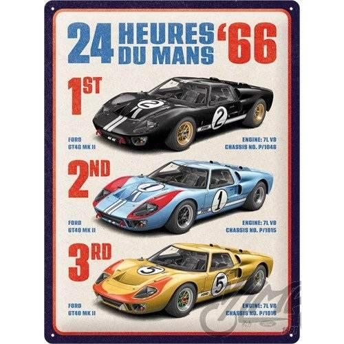 Plakat 30X40 24H Le Mans 1966 Ford Gt40 23385