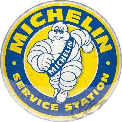 Plakat Okrągły 35Cm Michelin Service Stat 25117