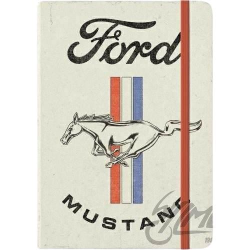 Notes Ford Mustang Horse & Stripes Logo 54012