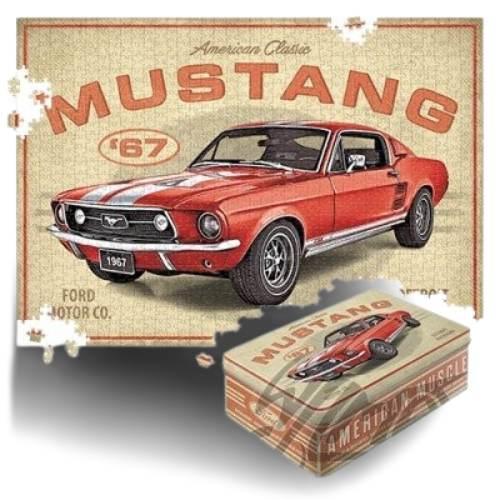 Puszka L Puzzle Ford Mustang Gt 1967 Red 56010