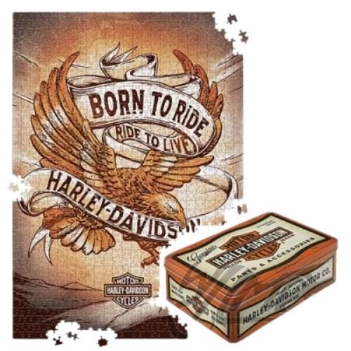 Puszka L Puzzle H-D Born To Ride Eagle 2 56013