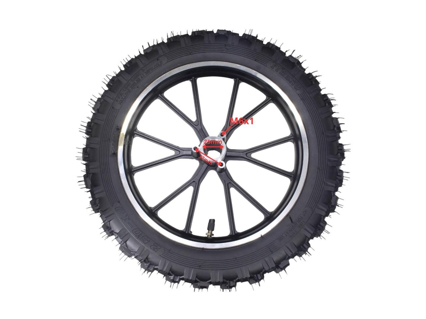 Koło Pocket Cross 10" 2.50X10 Tył Czarne Hb - zdjęcie 3