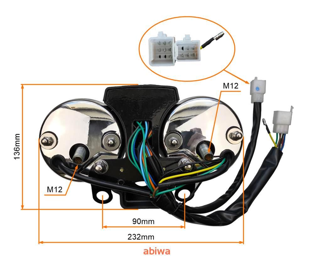 Prędkościomierz Licznik Romet Zetka 50 125 Obro MotoGeneric - zdjęcie 2