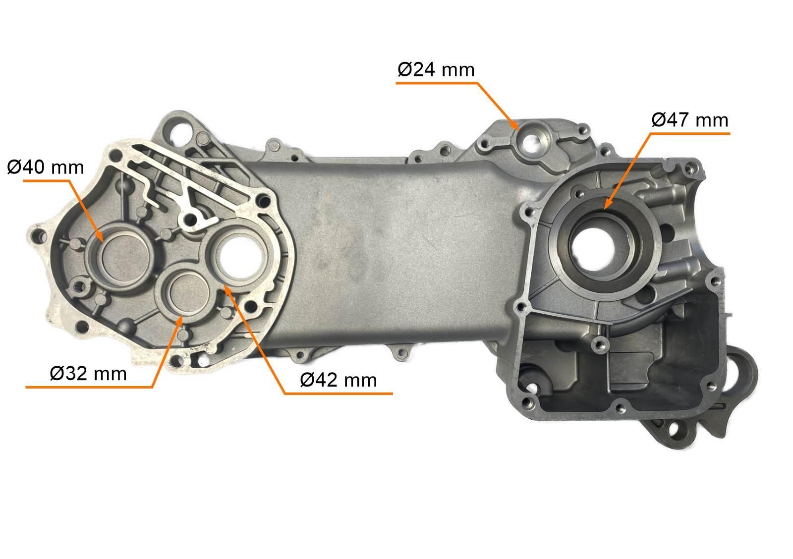 Karter Środkowy Silnika Główny 4t Gy6 139qmb 43 Motogeneric - zdjęcie 2