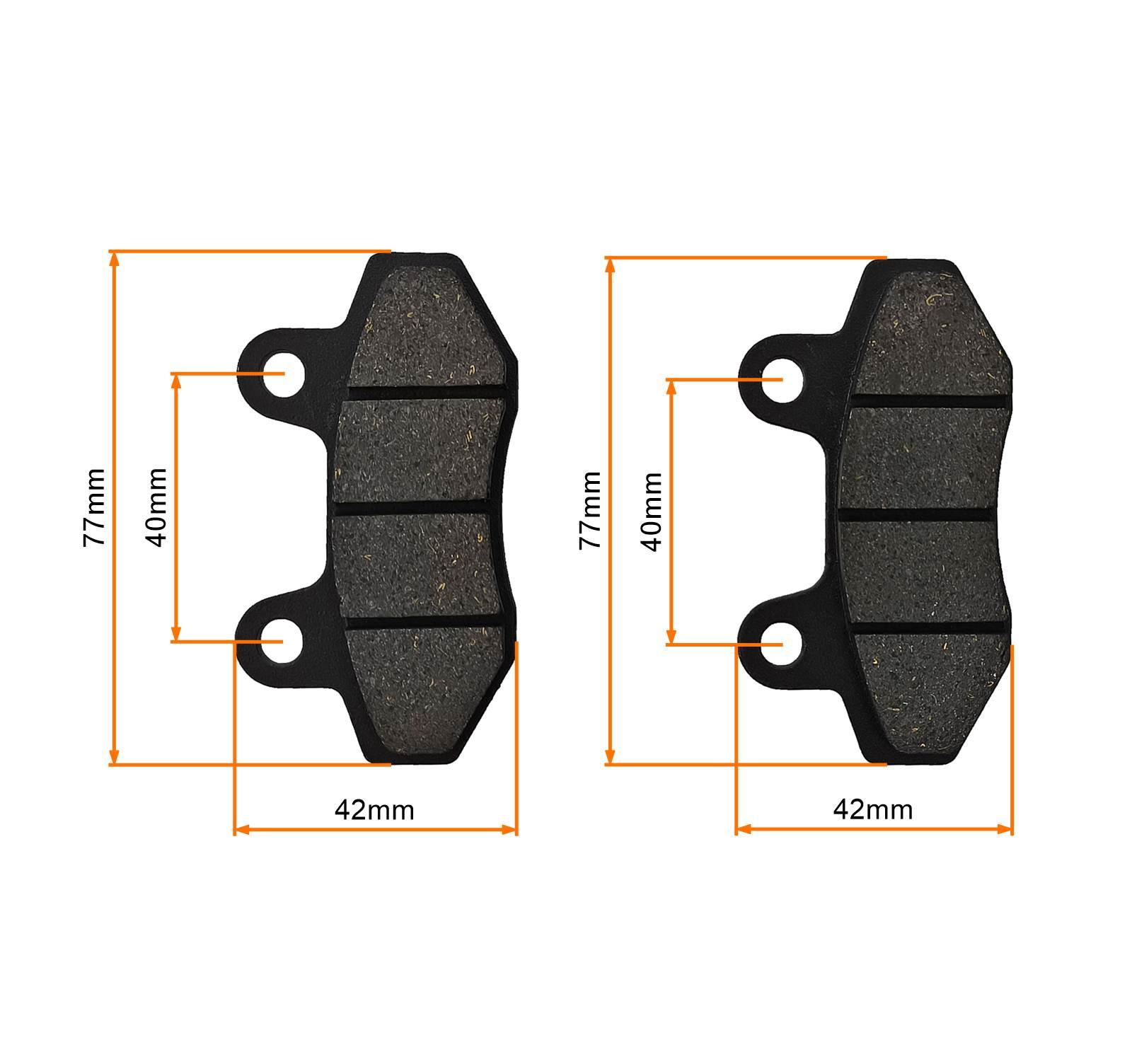 Klocki Hamulcowe Przód Motorower Minichoper Motogeneric - zdjęcie 3