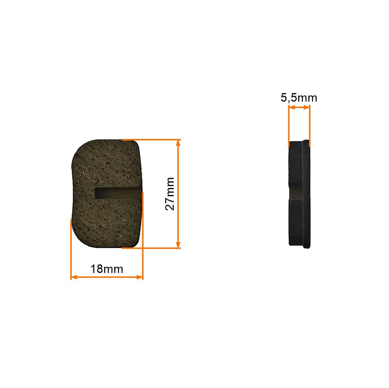 Klocki Hamulcowe Pocket Bike 2szt Motogeneric - zdjęcie 3