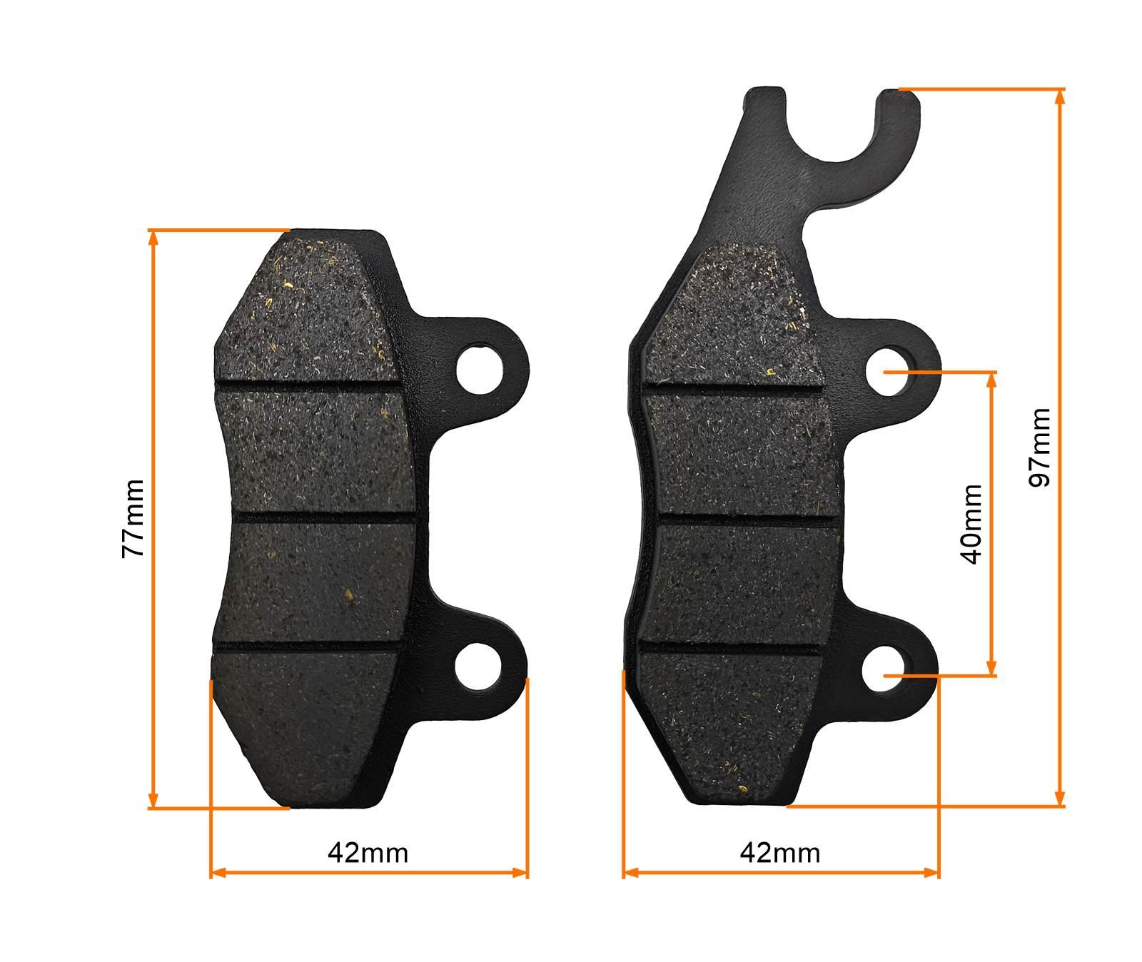 Klocki Hamulcowe Tył Ogar Zipp 9mm Motogeneric - zdjęcie 2