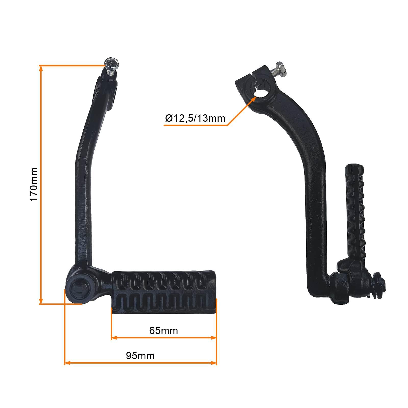 Rozruch Nożny 4t 125 Gy6 Czarna Motogeneric - zdjęcie 3