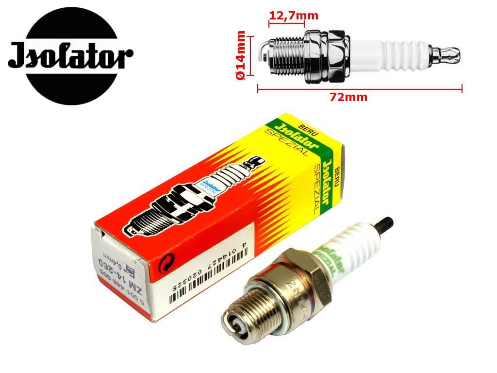 Świeca Zapłonowa Isolator M14-260 Beru Mz Ts 150/250 Etz 125/150/250/251/30