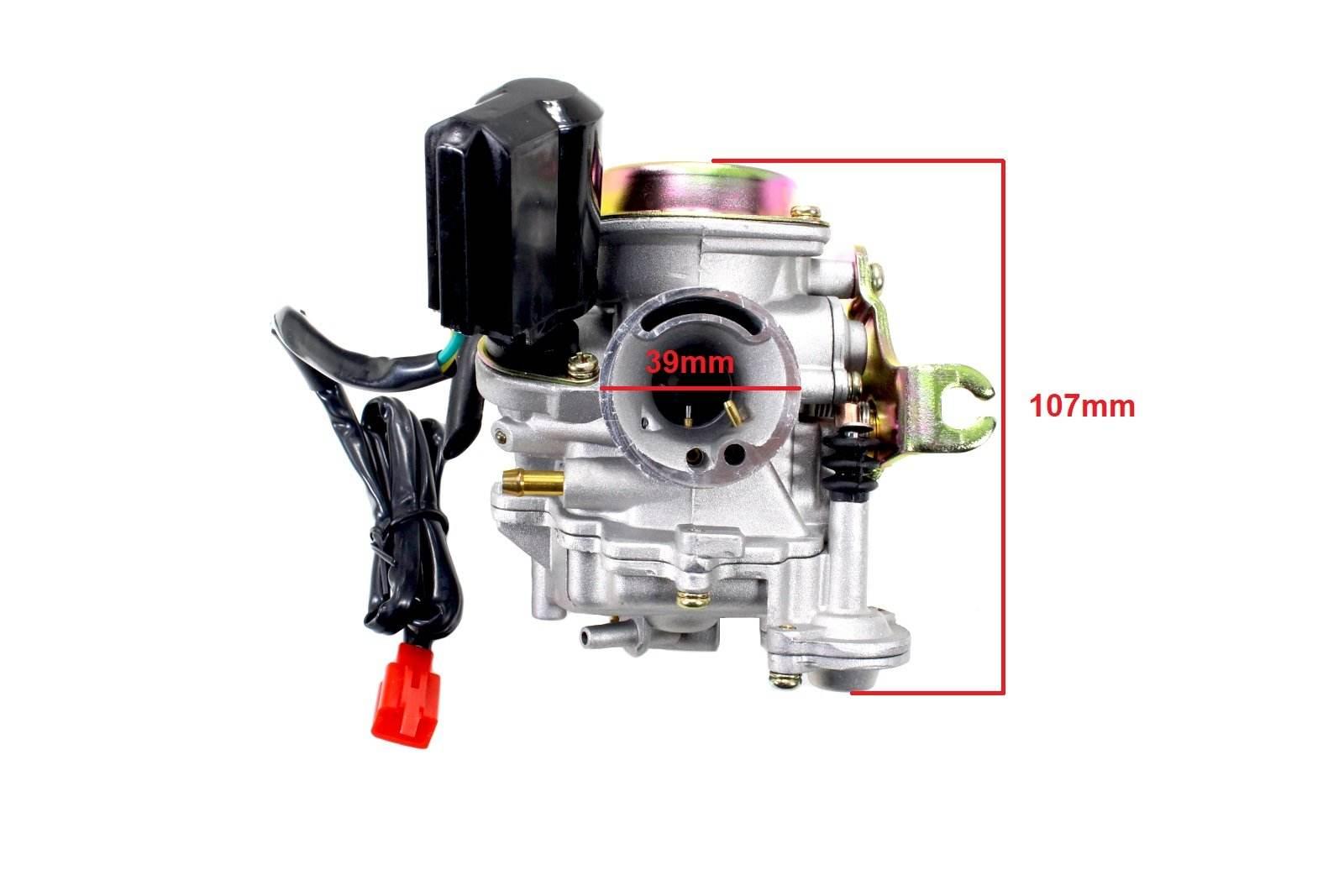 Gaźnik Gy6-50 Skuter 4T Romet Router Keeway Kingway Kymco Zipp Benzer Ru - zdjęcie 2