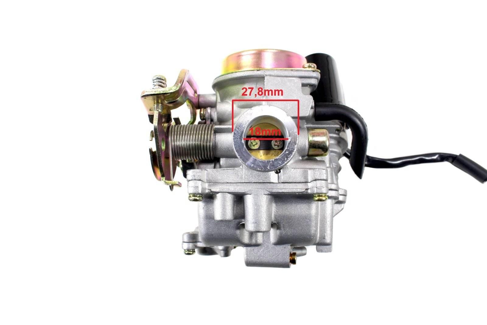 Gaźnik Gy6-50 Skuter 4T Romet Router Keeway Kingway Kymco Zipp Benzer Ru - zdjęcie 3