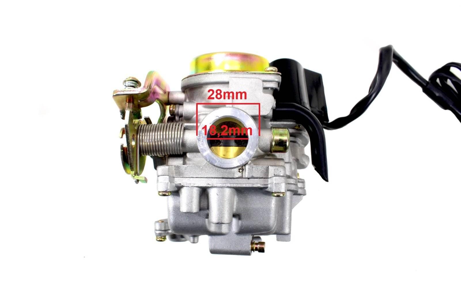 Gaźnik Gy6-80 Skuter 4T Romet Router Keeway Kingway Kymco Zipp Benzer Ru - zdjęcie 3