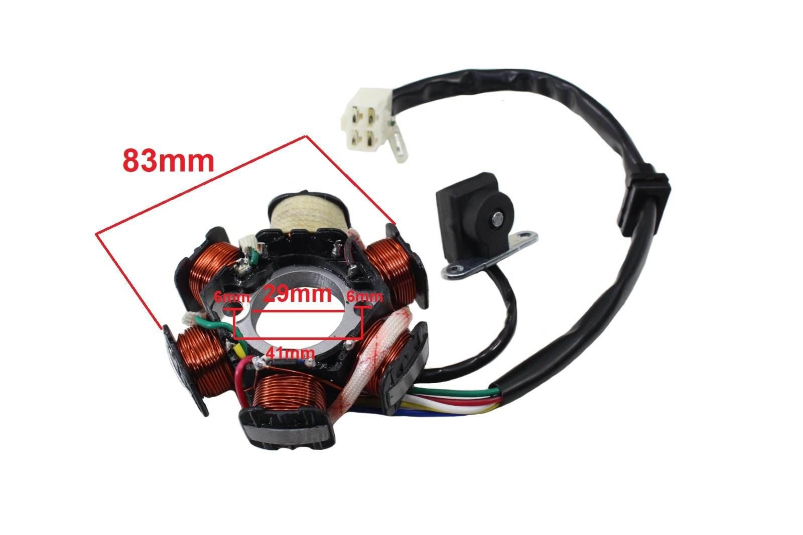 Aparat Zapłonowy Stator Atv 110/125 6 Cewek - zdjęcie 2