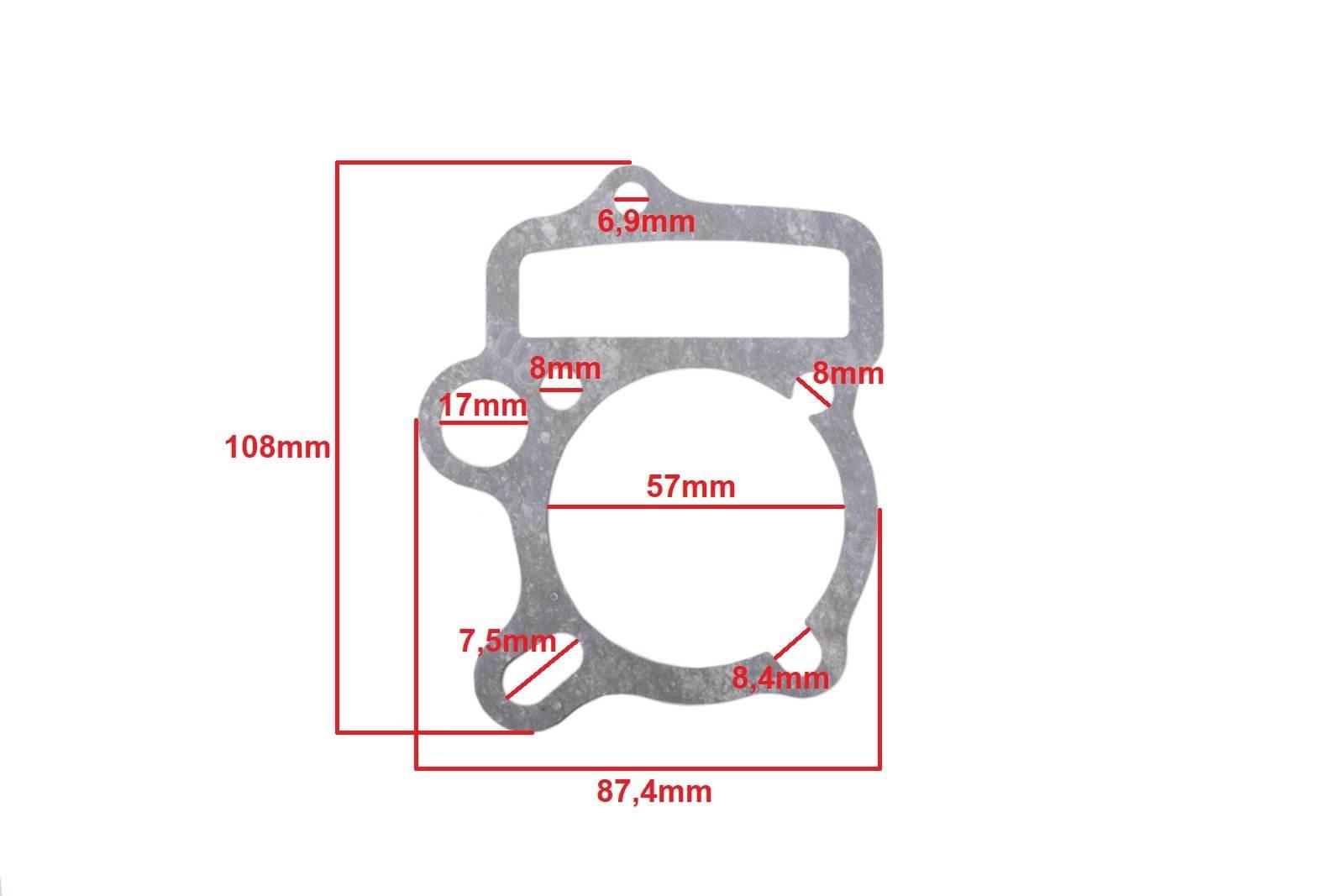 Uszczelka Atv 110 Głowicy I Cylindra 52,4Mm Bri - zdjęcie 3