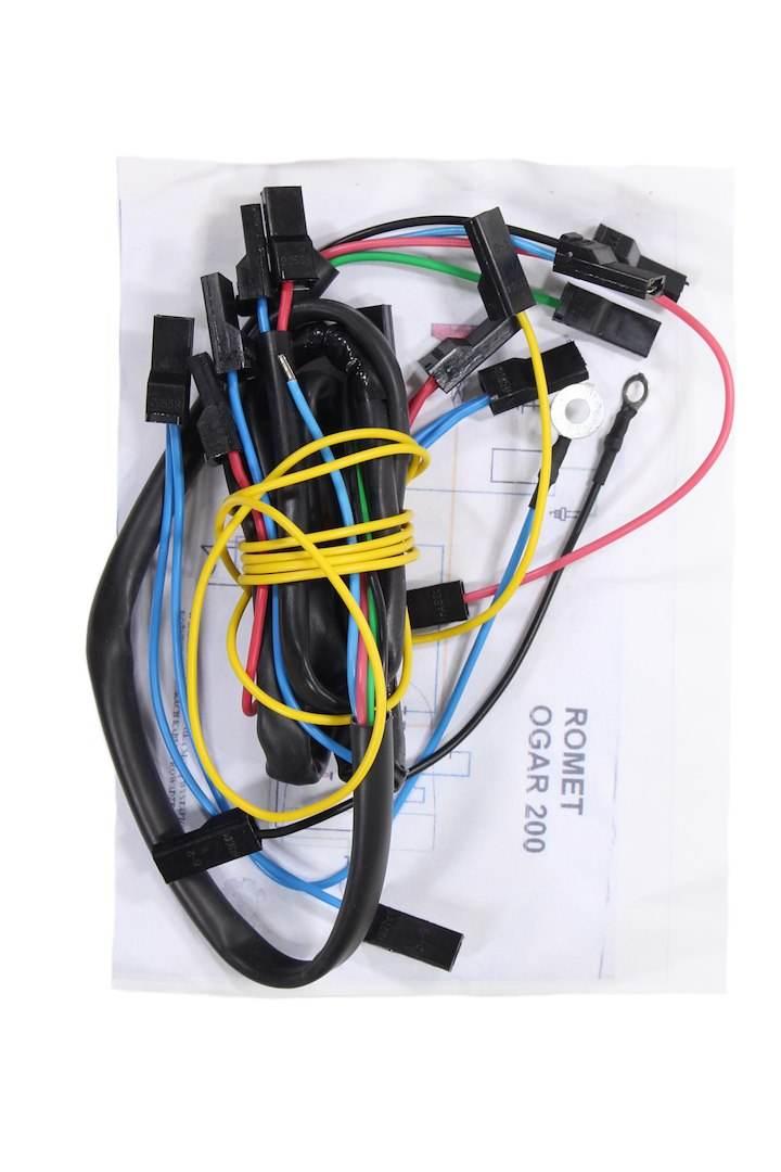 Instalacja Elektryczna Romet Ogar 200 Czarna