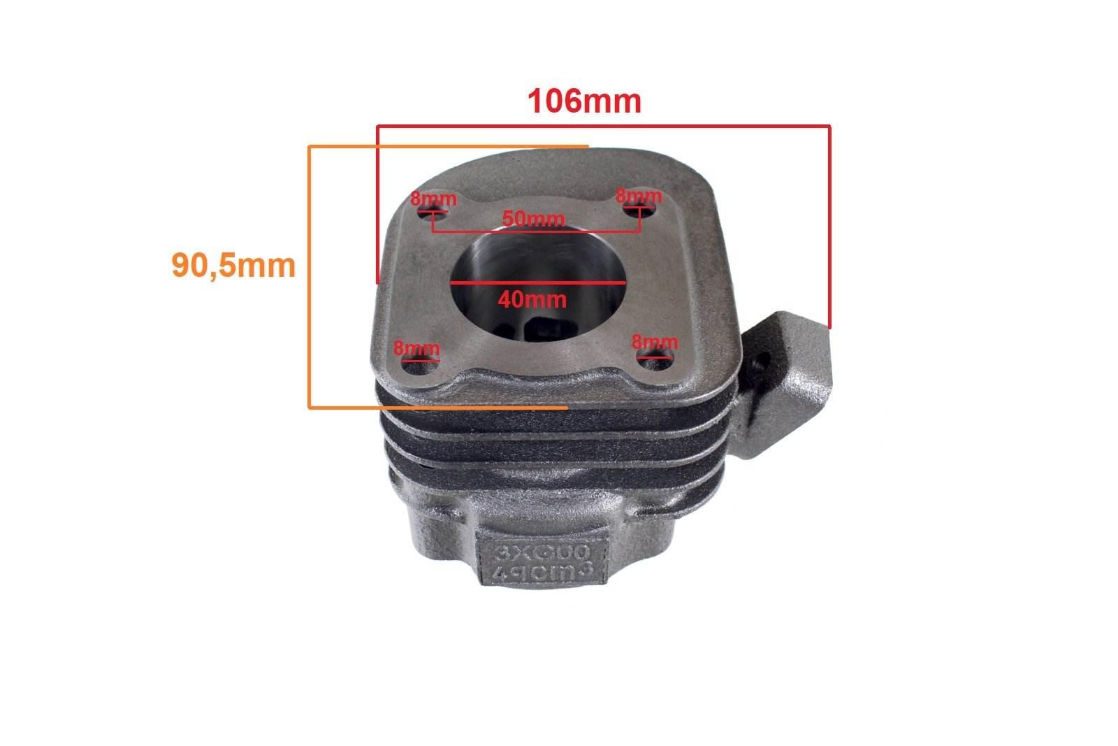 Cylinder Yamaha Jog 50 40Mm Pin 10Mm Kpl. Win - zdjęcie 3