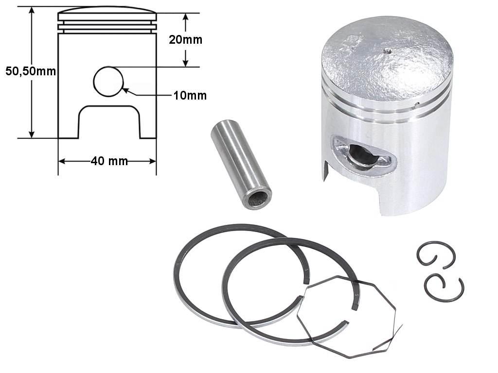 Tłok Honda Tact 50 40Mm Pin 10Mm Standard