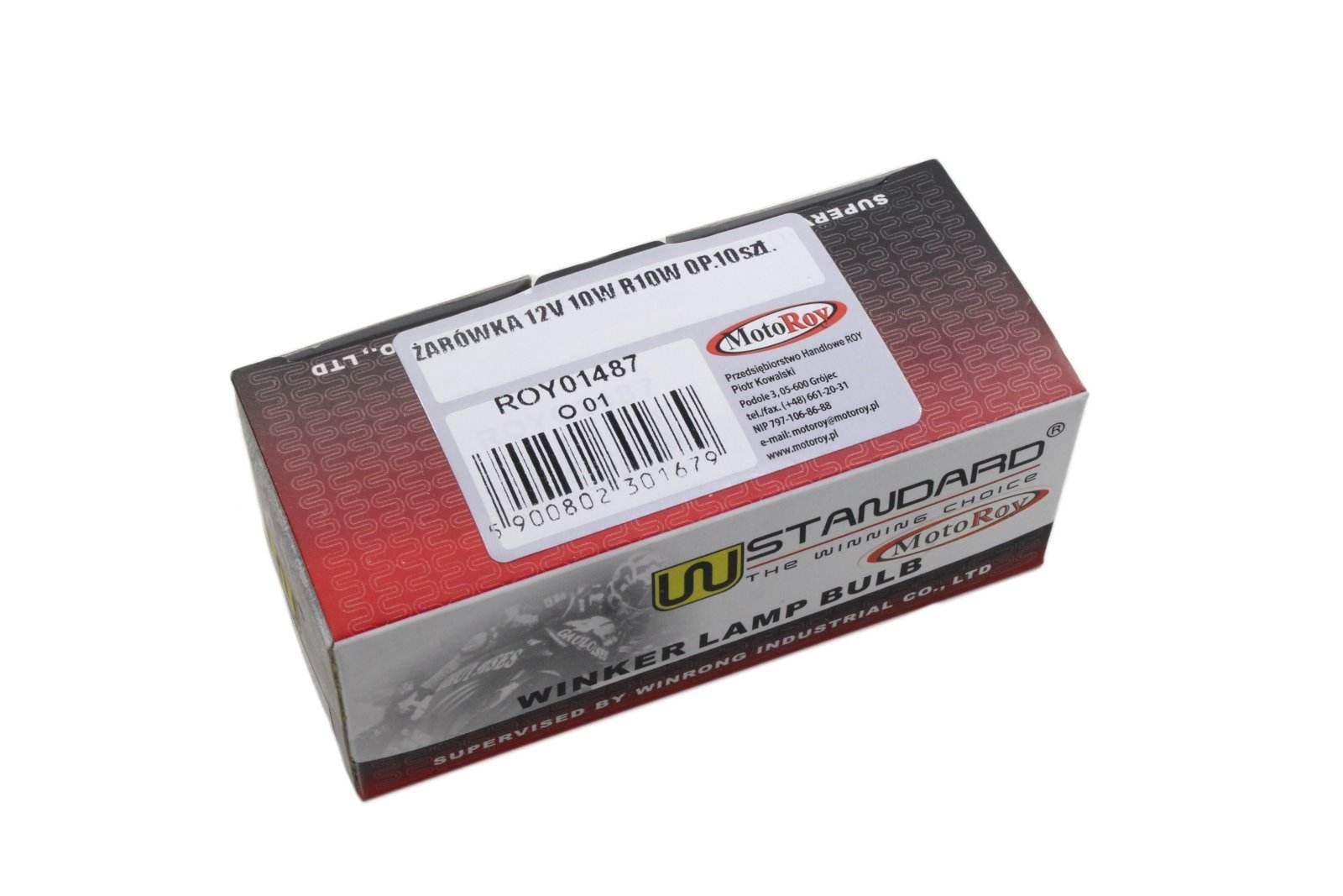 Żarówka 12V 10W R10W Op. 10Szt. - zdjęcie 2