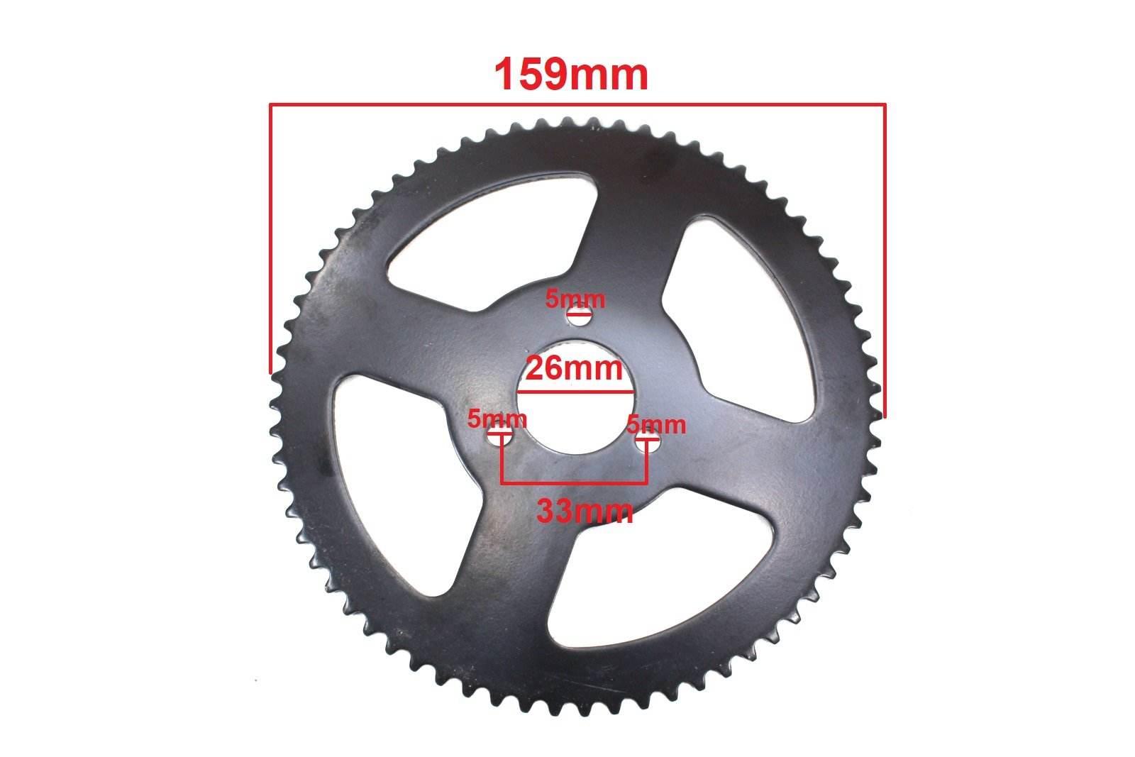 Zębatka Tył Pocket 25H 78Z 26Mm Bri - zdjęcie 2