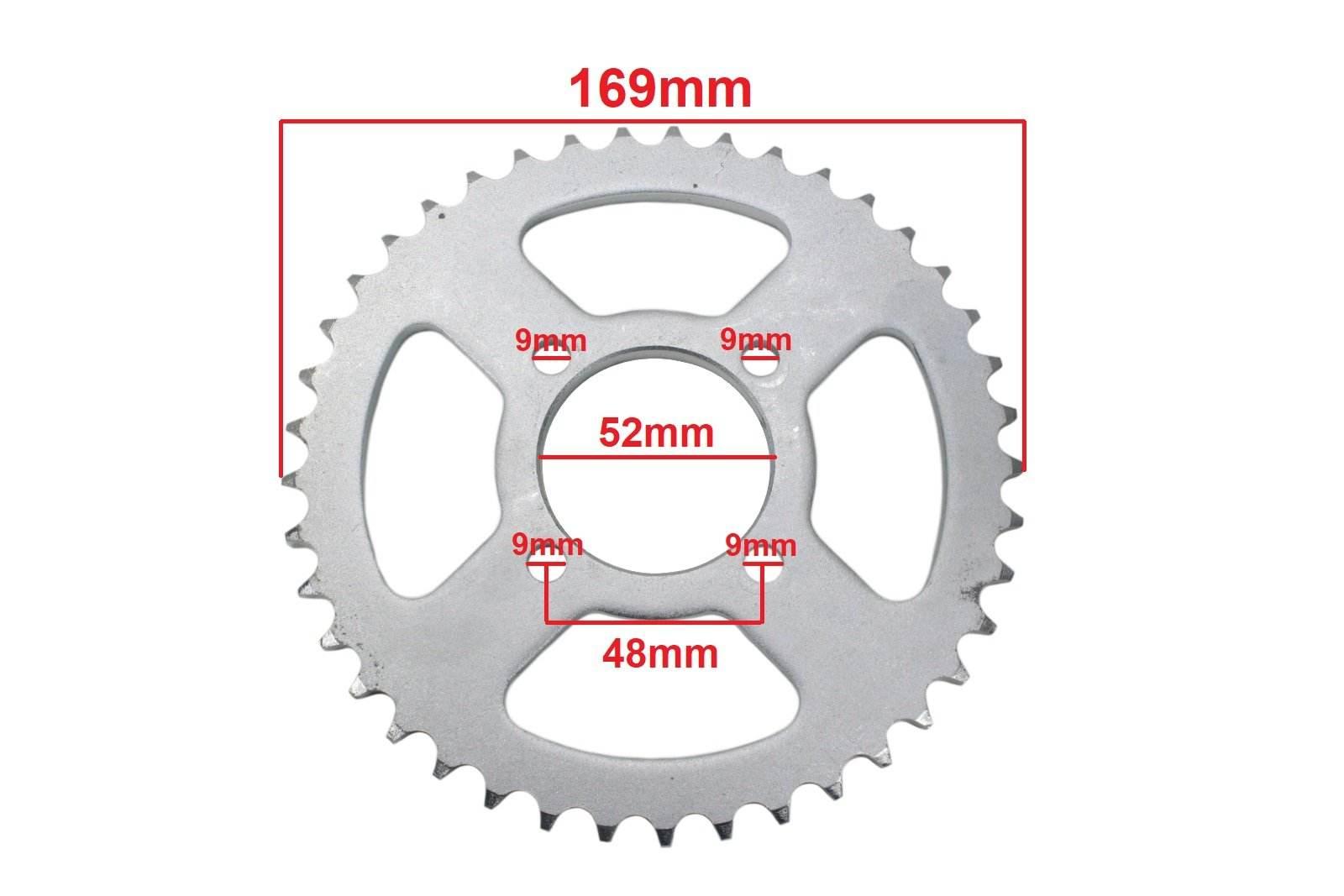 Zębatka Tył 428-43Z 52Mm Atv Cross 110/125 Bri - zdjęcie 2