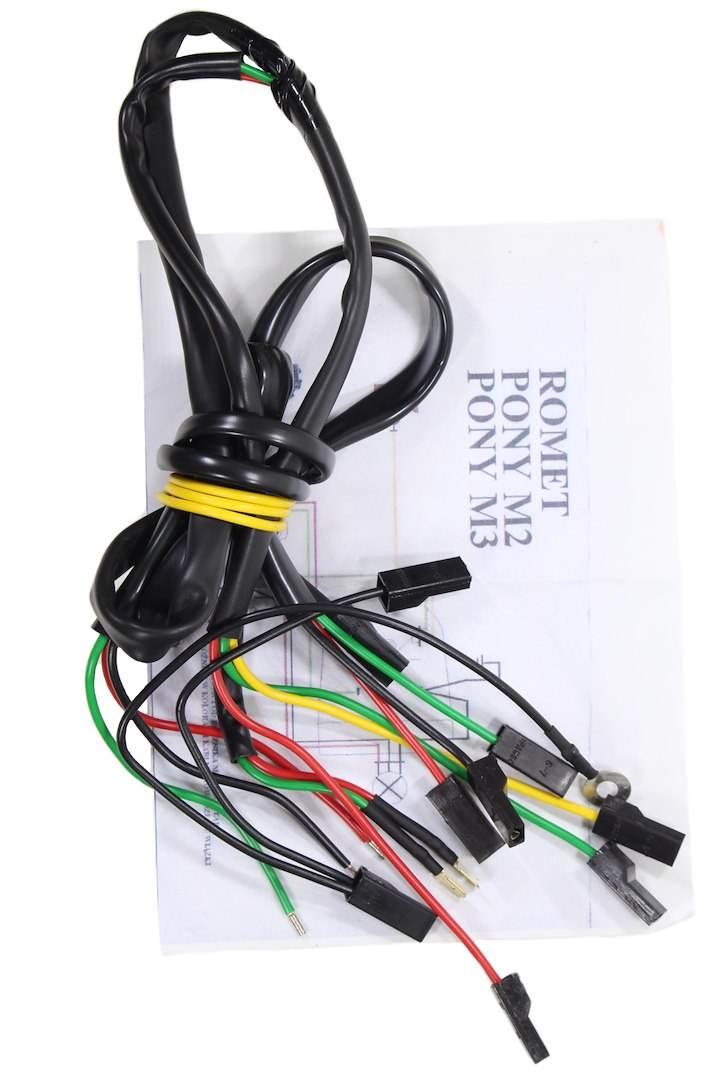 Instalacja Elektryczna Romet Motorynka Pony M2 M3 Czarna