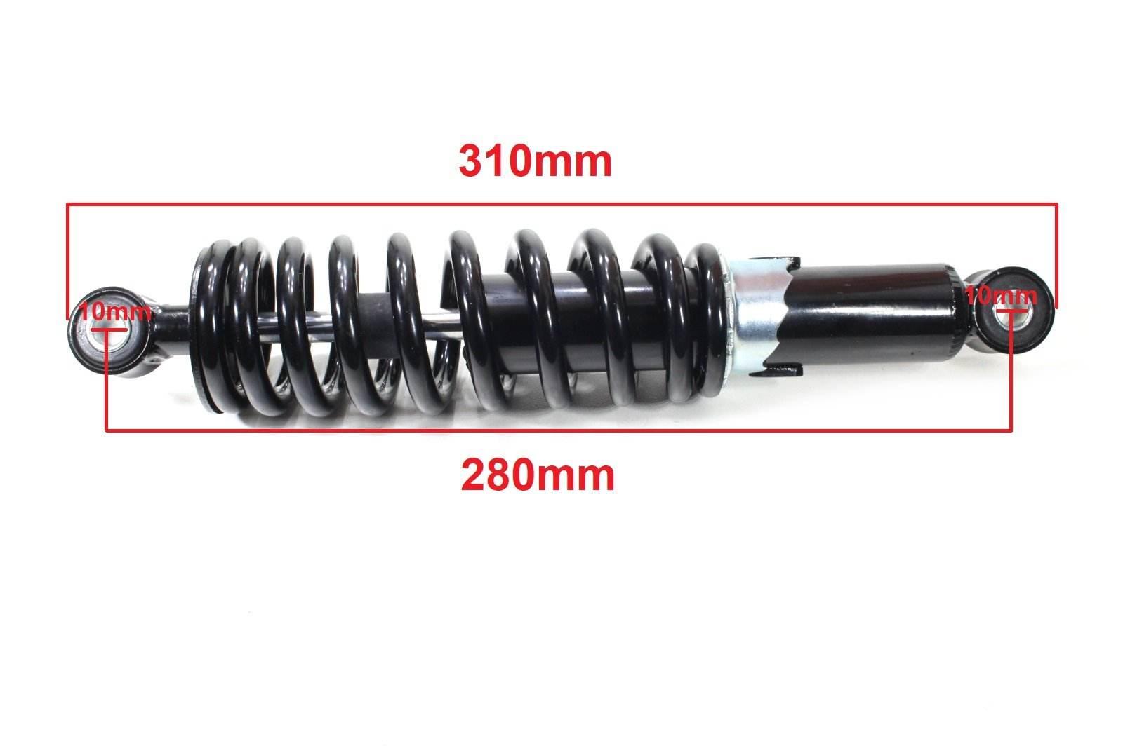 Amortyzator Tył Atv 110/125 Olejowy Czarny 280Mm Bri - zdjęcie 2