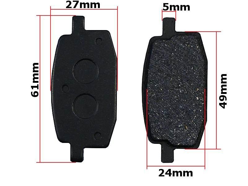 Klocki Hamulcowe Gy6-50 Baotian Bt49 Daelim M/Dx 50 Honda Nipster 50 Mbk Cy