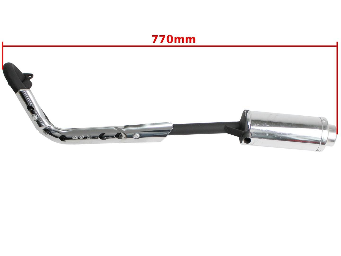 Tłumik Atv 110/125 Pojedyńczy Czarny Hb - zdjęcie 2