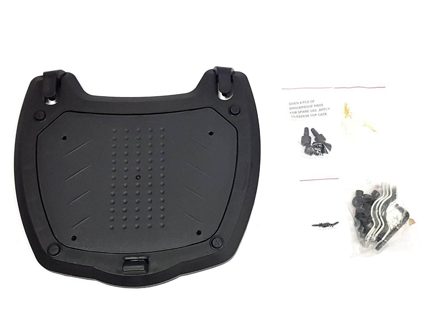 Kufer Centralny Hf E68 Black 48L Światło Stop Led - zdjęcie 9