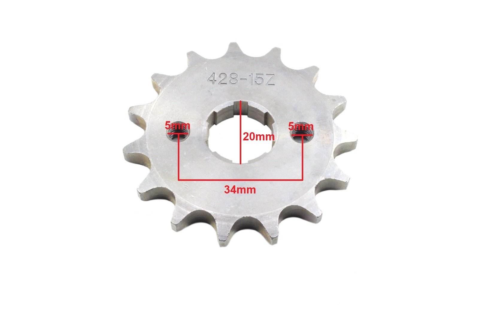 Zębatka Przód 428-15Z Atv 110/125 Rob - zdjęcie 2